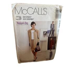 Vintage McCall’s 2400 Woman’s Day 3 Hour Separates Pattern Uncut Sz F (16–18–20)